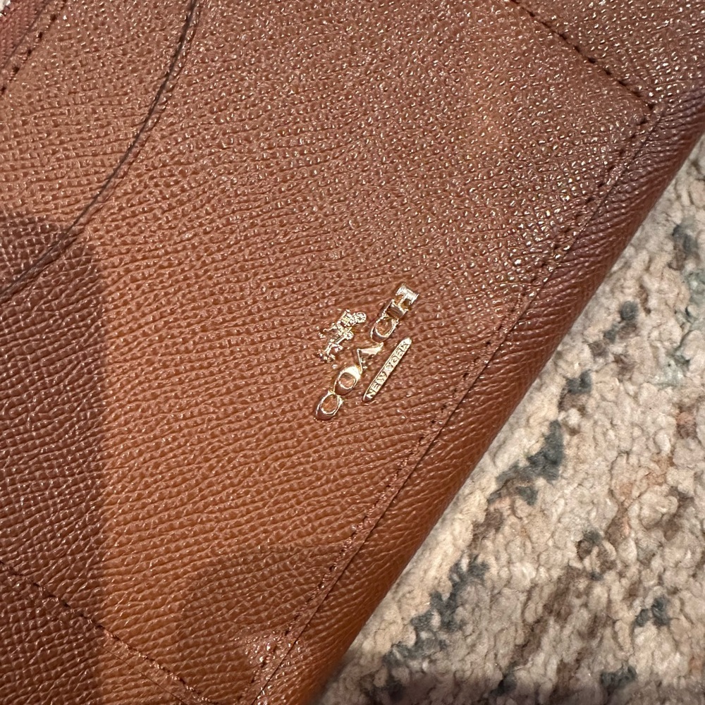 Coach Tan Leather Wallet - Picture 4 of 4